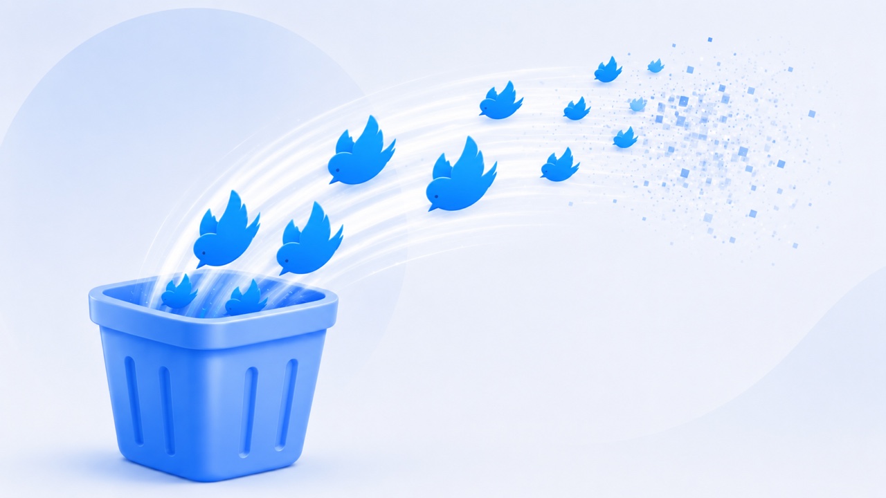 Voir DeleteTweets nettoyer une timeline en quelques secondes